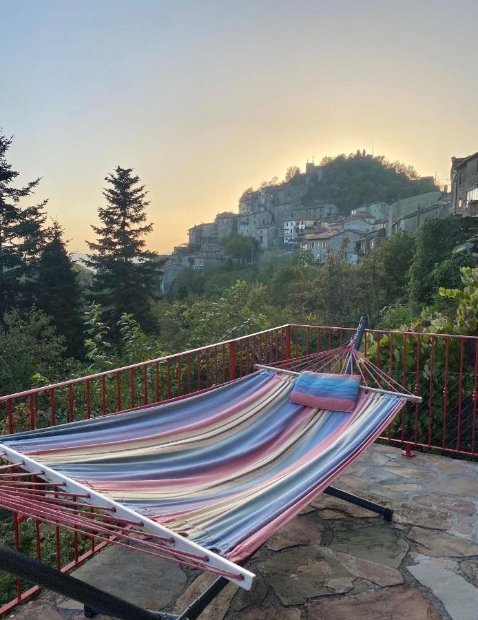 Deliziosa Casetta Sull'Appennino Toscano Montefegatesi Kültér fotó